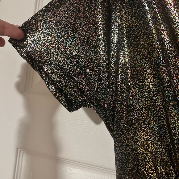 LULAROE ELEGANT COLLECTION MEDIUM NOELLE FAUX WRAP DRESS - Picture 5 of 8